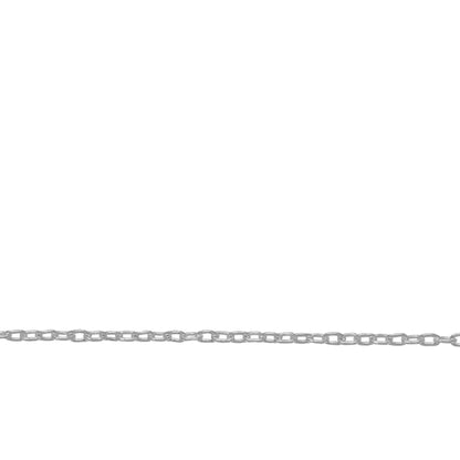 Chain by Foot. Sterling Silver 0.9mm Width by 1.5mm Length, Cable Chain. Price per: 1 Foot.