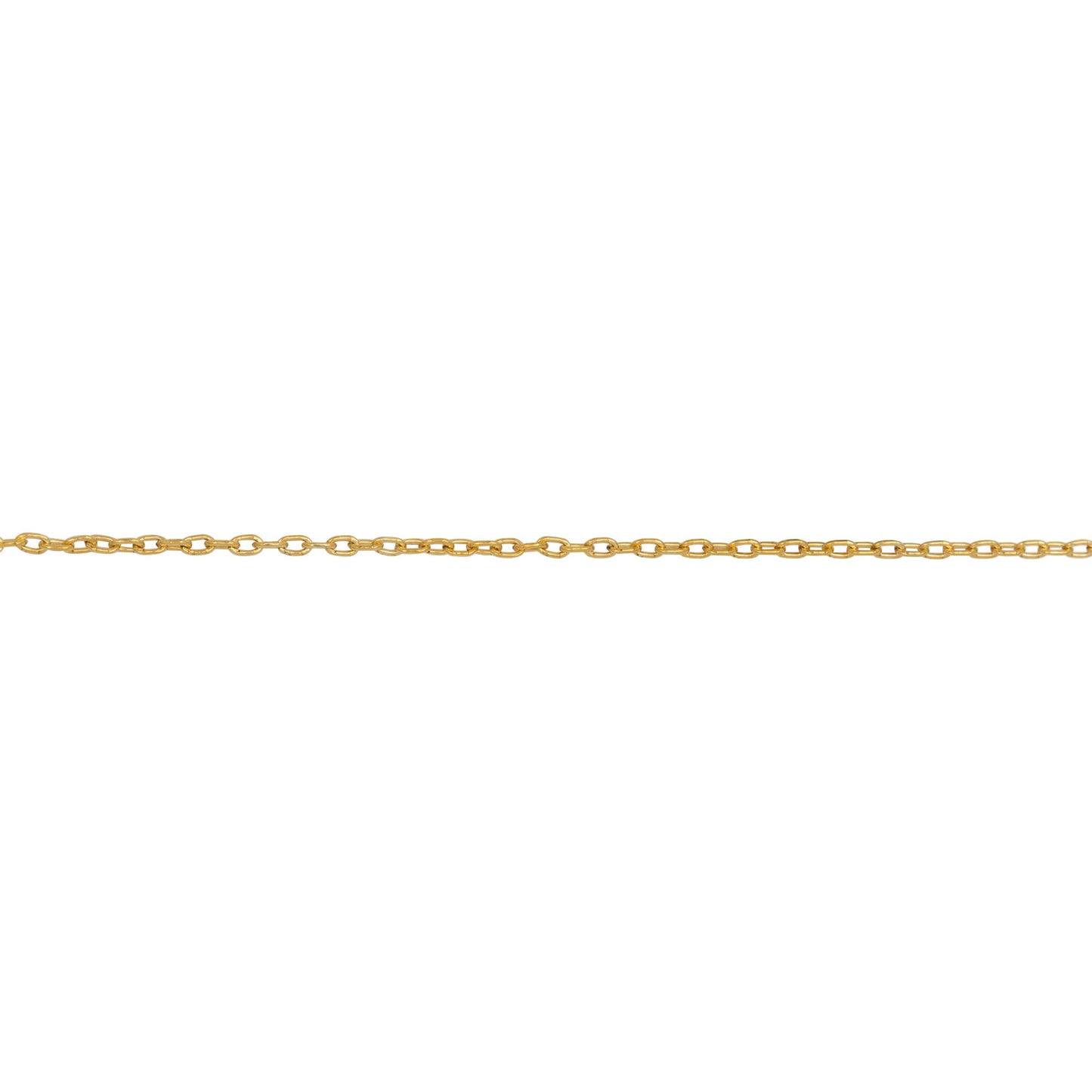 Chain by Foot. 14kt Gold Filled 0.9mm width by 1.5mm length, Cable Chain. Price per: 1 Foot.
