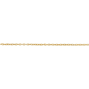 Chain by Foot. 14kt Gold Filled 0.9mm width by 1.5mm length, Cable Chain. Price per: 1 Foot.