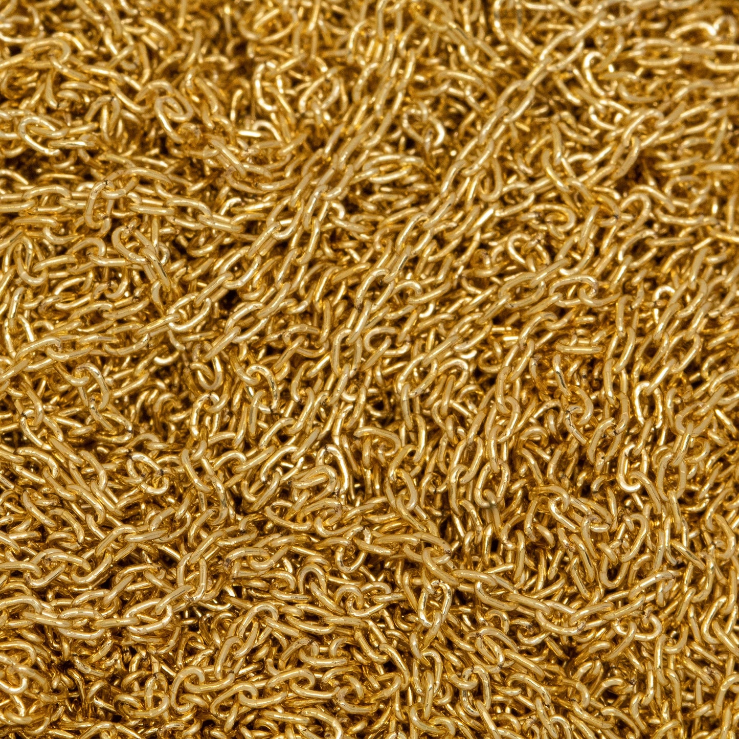 14kt Gold Filled 0.9mm width by 1.5mm length, Cable Chain. Price per: 1 Foot.