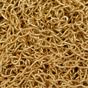 14kt Gold Filled 2.9mm Width by 4.3mm Length, Curb Chain. Price per: 1 Foot.