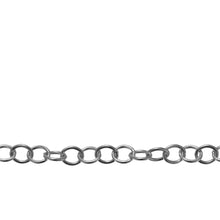 Load image into Gallery viewer, Chain by Foot. Sterling Silver 4.0mm Width by 5.1mm Length, Cable Chain. Price per: 1 Foot.
