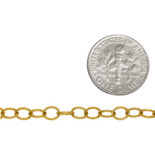 Load image into Gallery viewer, 14kt Gold Filled 4.0mm Width by 5.1mm Length, Cable Chain. Price per: 1 Foot.
