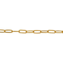 Load image into Gallery viewer, Chain by Foot. 14kt Gold Filled 2.6mm width by 6.1mm length, Flat Cable Chain. Price per: 1 Foot.
