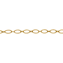 Load image into Gallery viewer, Chain by Foot. 14kt Gold Filled 2.7mm Width by 5.4mm Length, Oval Long and Short Chain. Price per: 1 Foot.
