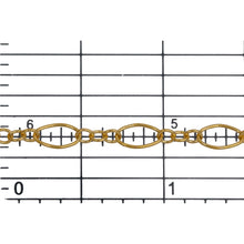 Load image into Gallery viewer, 14kt Gold Filled 4.0mm Width by 7.4mm Length Long Oval Links, Long and Short Chain. Price per: 1 Foot.
