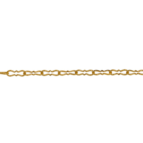 Chain by Foot. 14kt Gold Filled 2.0mm Width by 5.0mm Length Peanut Chain. Price per: 1 Foot.