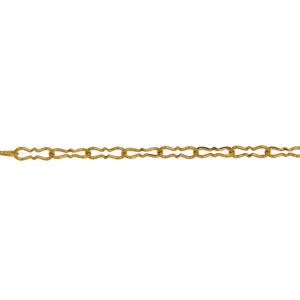 Chain by Foot. 14kt Gold Filled 2.0mm Width by 5.0mm Length Peanut Chain. Price per: 1 Foot.