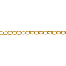 Load image into Gallery viewer, Chain by Foot. 14kt Gold Filled 2.5mm Width by 3.2mm Length, Cable Chain. Price per: 1 Foot.

