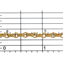 Load image into Gallery viewer, 14kt Gold Filled 2.4mm Width by 4.0mm Length Oval Rolo Link Followed by 3.1mm Closed Ring, Oval Rolo Chain. Price per: 1 Foot.
