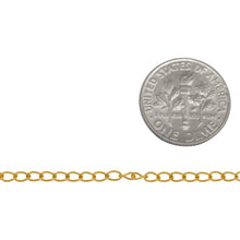 Load image into Gallery viewer, 14kt Gold Filled 1.9mm Width by 3.3mm Length, Curb Chain. Price per: 1 Foot.
