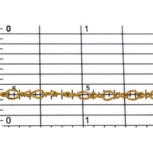 Load image into Gallery viewer, 14kt Gold Filled 2.7mm Width by 4.8mm Length Oval Curb Link, Figure 8 Chain. Price per: 1 Foot.
