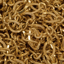 Load image into Gallery viewer, 14kt Gold Filled 4.2mm Width by 6.4mm Length Oval Curb Link connected to 2.5mm Width by 6.4mm Length Figure 8, Figure 8 Chain. Price per: 1 Foot.
