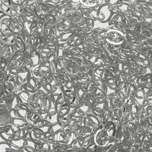 Sterling Silver 2.0mm Width by 3.0mm Length, Flat Cable Chain. Price per: 1 Foot.