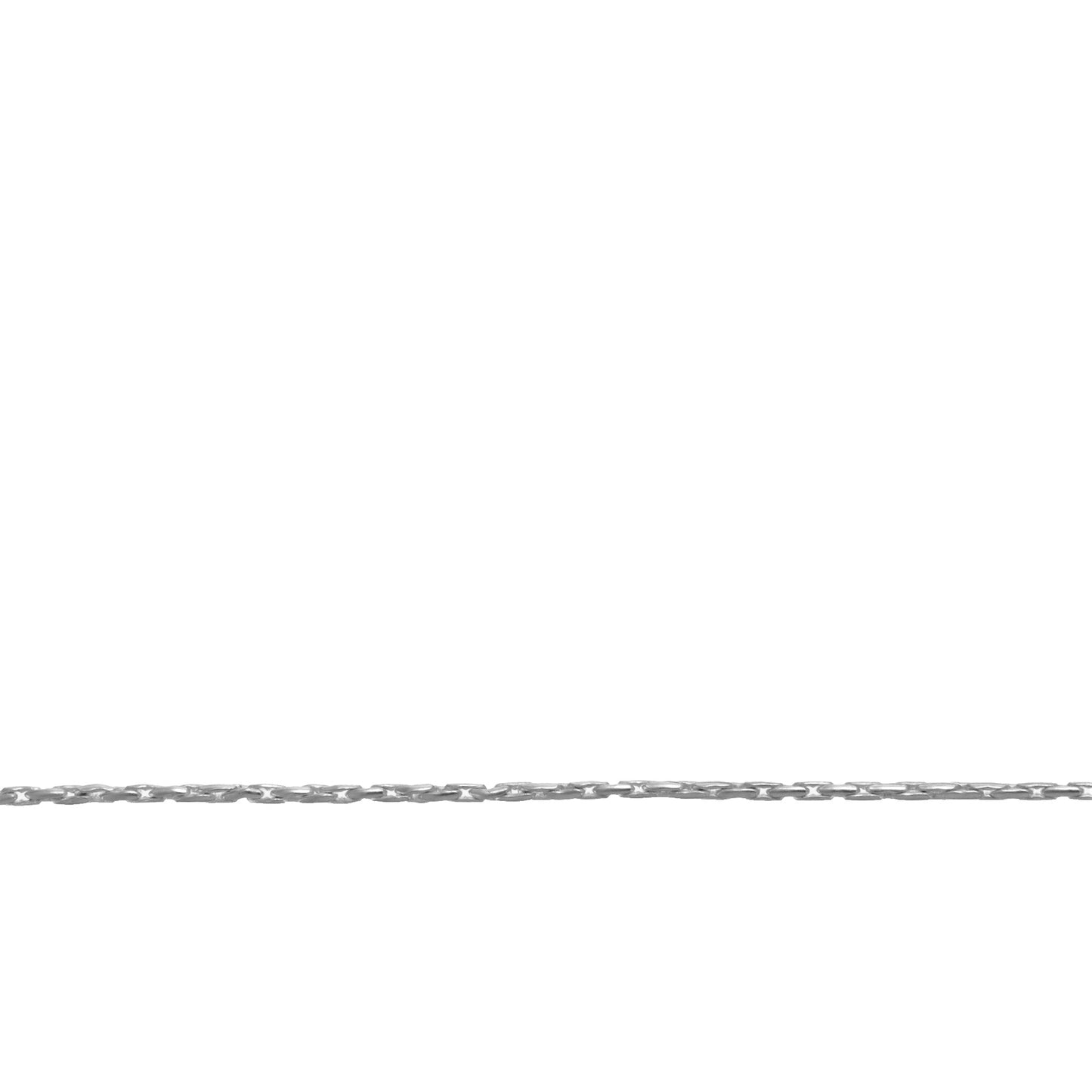 Sterling Silver 0.55mm Beading Chain. Price per: 1 Foot.