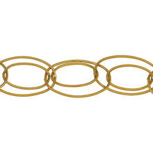Load image into Gallery viewer, Chain by Foot. 14kt Gold Filled 8.0mm by 14.0mm and 11.0mm by 20.0mm Oval Multi-Link, Cable Chain. Price per: 1 Foot.
