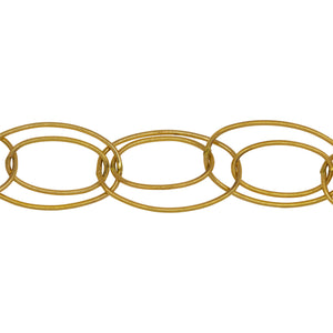 Chain by Foot. 14kt Gold Filled 8.0mm by 14.0mm and 11.0mm by 20.0mm Oval Multi-Link, Cable Chain. Price per: 1 Foot.