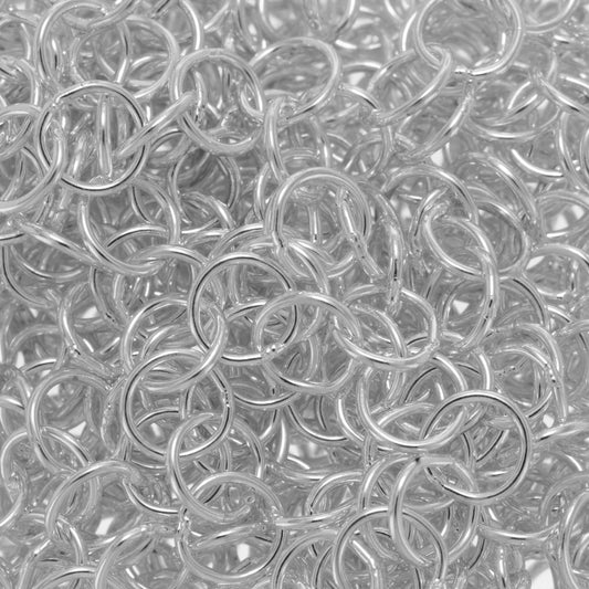 Sterling Silver 5.0mm Width / Length Smooth Circle Chain. Price per: 1 Foot.