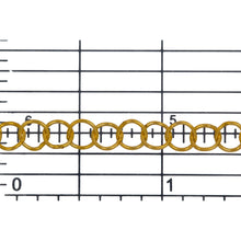 Load image into Gallery viewer, 14kt Gold Filled 5.0mm Width / Length Smooth Circle Chain. Price per: 1 Foot.
