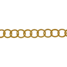 Load image into Gallery viewer, Chain by Foot. 14kt Gold Filled 5.0mm Width / Length Flat Circle Chain. Price per: 1 Foot.
