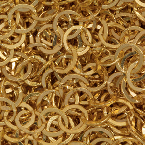 14kt Gold Filled 5.0mm Width / Length Flat Circle Chain. Price per: 1 Foot.