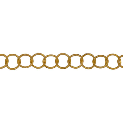 Chain by Foot. 14kt Gold Filled 5.0mm Width / Length Twisted Wire, Circle Chain. Price per: 1 Foot.