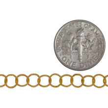 Load image into Gallery viewer, 14kt Gold Filled 5.0mm Width / Length Twisted Wire, Circle Chain. Price per: 1 Foot.
