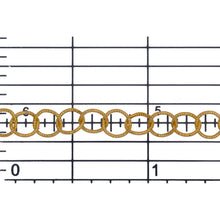 Load image into Gallery viewer, 14kt Gold Filled 5.0mm Width / Length Twisted Wire, Circle Chain. Price per: 1 Foot.
