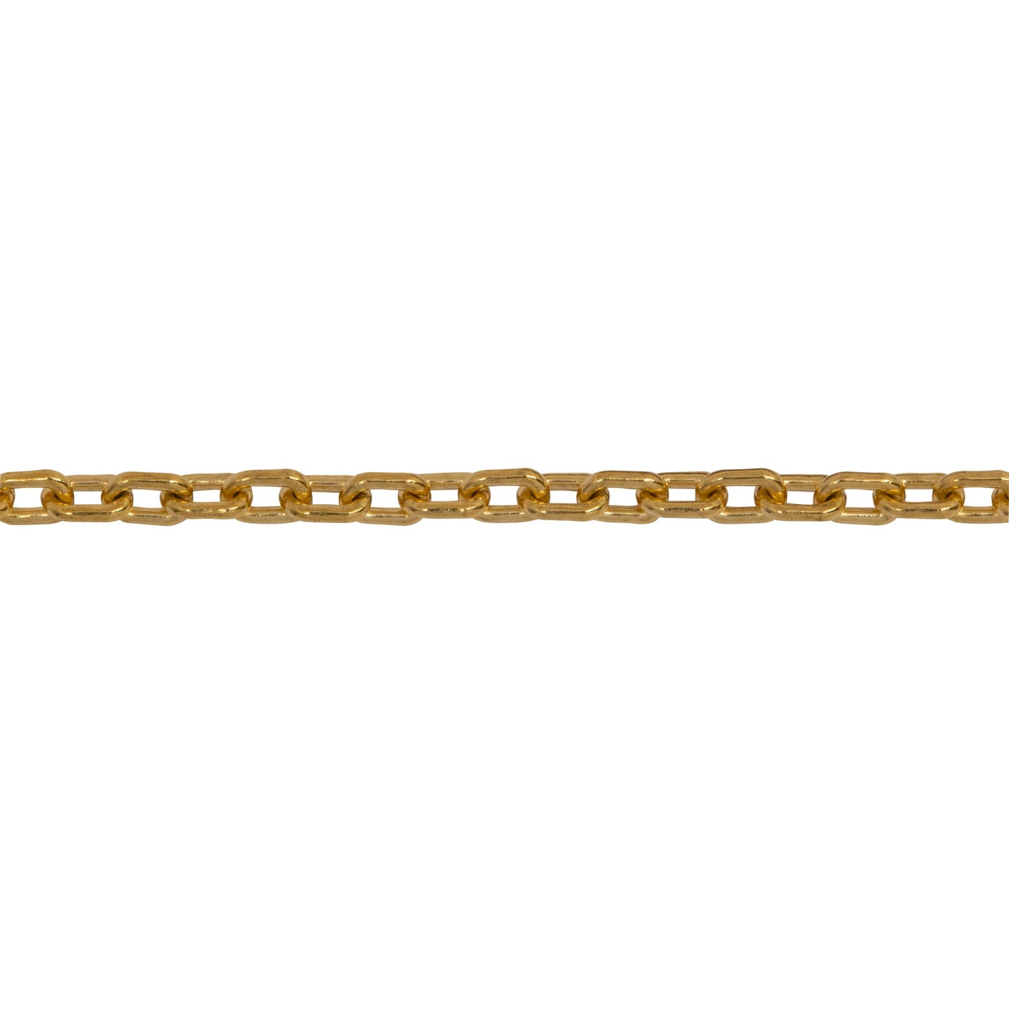 Chain by Foot. 14kt Gold Filled 2.3mm Width by 3.2mm Length Smooth Elongated Cable Chain. Price per: 1 Foot.