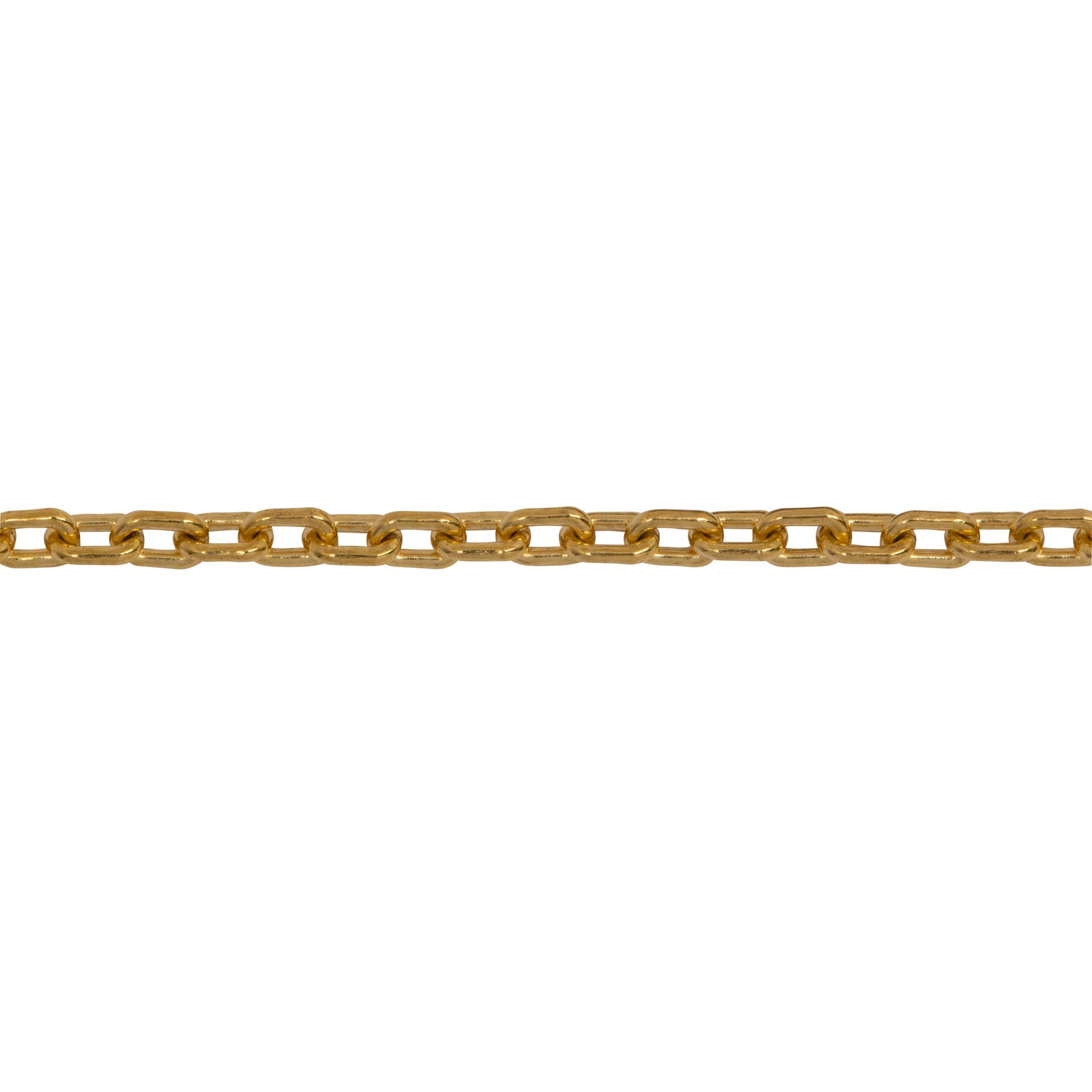 Chain by Foot. 14kt Gold Filled 2.3mm Width by 3.2mm Length Smooth Elongated Cable Chain. Price per: 1 Foot.