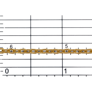 14kt Gold Filled 2.3mm Width by 3.2mm Length Smooth Elongated Cable Chain. Price per: 1 Foot.