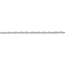 Load image into Gallery viewer, Chain by Foot. Sterling Silver 1.1mm Width by 1.5mm Length Smooth Rope Chain. Price per: 1 Foot.
