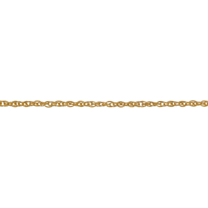 Chain by Foot. 14kt Gold Filled 1.1mm Width by 1.5mm Length Smooth Rope Chain. Price per: 1 Foot.