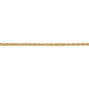 Chain by Foot. 14kt Gold Filled 1.1mm Width by 1.5mm Length Smooth Rope Chain. Price per: 1 Foot.