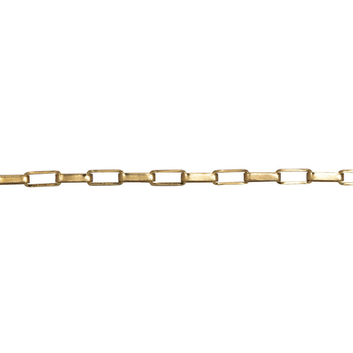 Chain by Foot. 14kt Gold Filled 1.8mm Width by 4.2mm Length, Elongated Box Chain. Price per: 1 Foot.