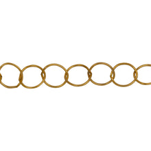 Load image into Gallery viewer, Chain by Foot. 14kt Gold Filled 7.0mm Width / Length Smooth Circle Chain. Price per: 1 Foot.
