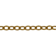 Load image into Gallery viewer, Chain by Foot. 14kt Gold Filled 4.05mm width by 5.65mm length, Oval Cable Chain. Price per: 1 Foot.

