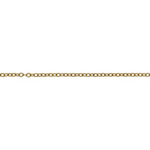 Load image into Gallery viewer, Chain by Foot. 14kt Gold Filled 1.1mm Width by 1.5mm Length Smooth Cable Chain. Price per: 1 Foot.
