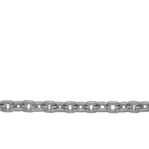 Chain by Foot. Sterling Silver 3.7mm Width by 4.9mm Length Square Wire Cable Chain. Price per: 1 Foot.