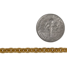 Load image into Gallery viewer, 14kt Gold Filled 3.7mm Width by 4.9mm Length Square Wire Cable Chain. Price per: 1 Foot.
