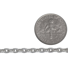 Load image into Gallery viewer, Sterling Silver 3.0mm Width by 4.2mm Length Cable Chain. Price per: 1 Foot.
