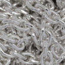 Load image into Gallery viewer, Sterling Silver 3.0mm Width by 4.2mm Length Cable Chain. Price per: 1 Foot.
