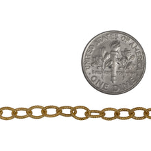 Load image into Gallery viewer, 14kt Gold Filled 4.0mm Width by 5.7mm Length Twisted Wire Cable Chain. Price per: 1 Foot.
