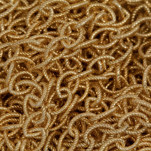 14kt Gold Filled 4.0mm Width by 5.7mm Length Twisted Wire Cable Chain. Price per: 1 Foot.