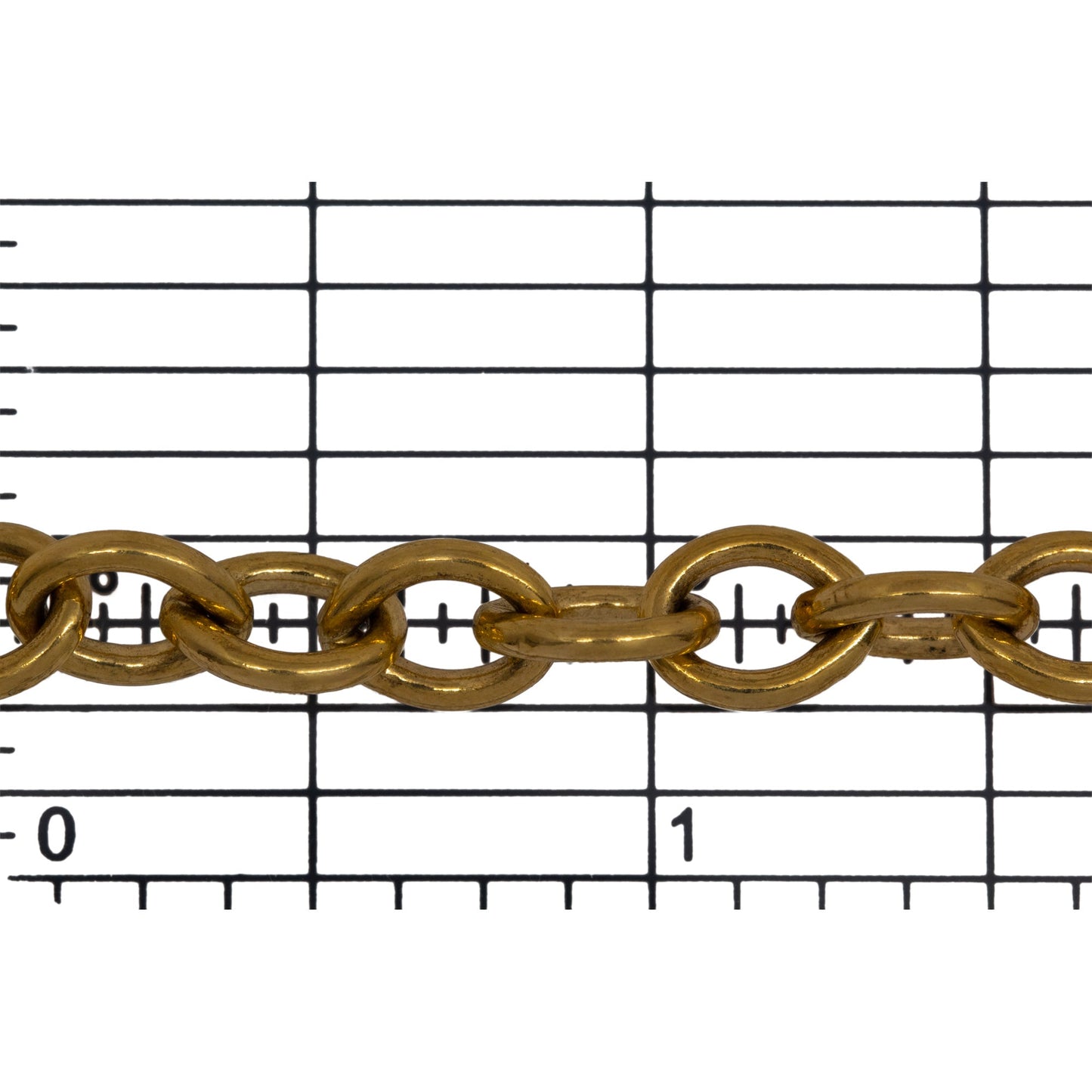 14kt Gold Filled 7.0mm Width by 9.0mm Length Smooth Cable Chain. Price per: 1 Foot.