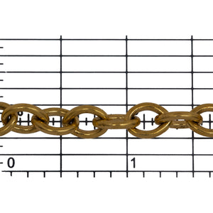 14kt Gold Filled 7.0mm Width by 9.0mm Length Smooth Cable Chain. Price per: 1 Foot.