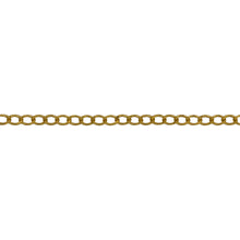 Load image into Gallery viewer, Chain by Foot. 14kt Gold Filled 1.8mm Width by 2.9mm Length, Smooth Curb Chain. Price per: 1 Foot.
