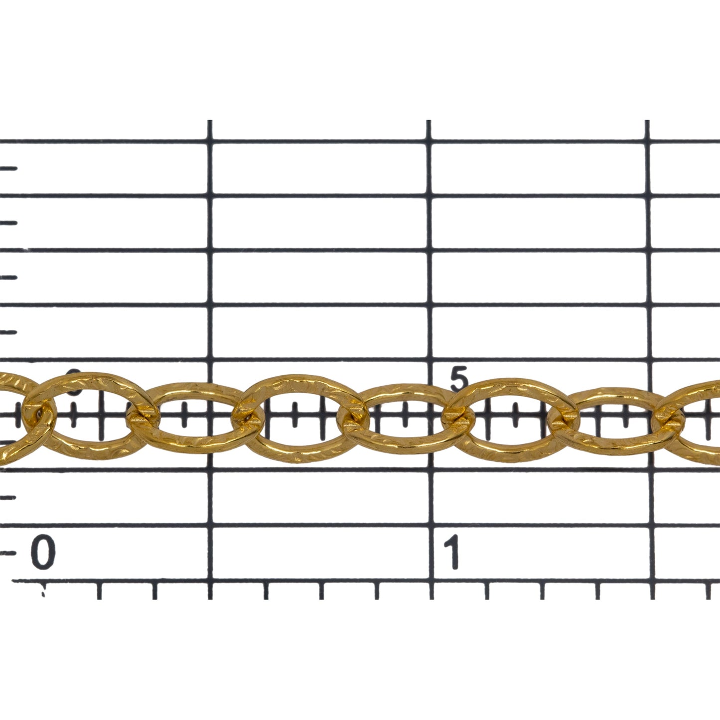 14kt Gold Filled 5.9mm Width by 8.0mm Length, Textured Cable Chain. Price per: 1 Foot.