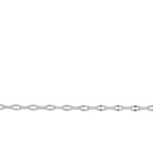 Load image into Gallery viewer, Chain by Foot. Sterling Silver 3.0mm Width by 5.0mm Length Dapped Oval Cable Chain. Price per: 1 Foot.
