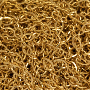 14kt Gold Filled 1.5mm by 4.0mm Figure 8 Link With 2.4mm by 4.0mm Flat Oval Curb Link, Figure 8 Chain. Price per: 1 Foot.